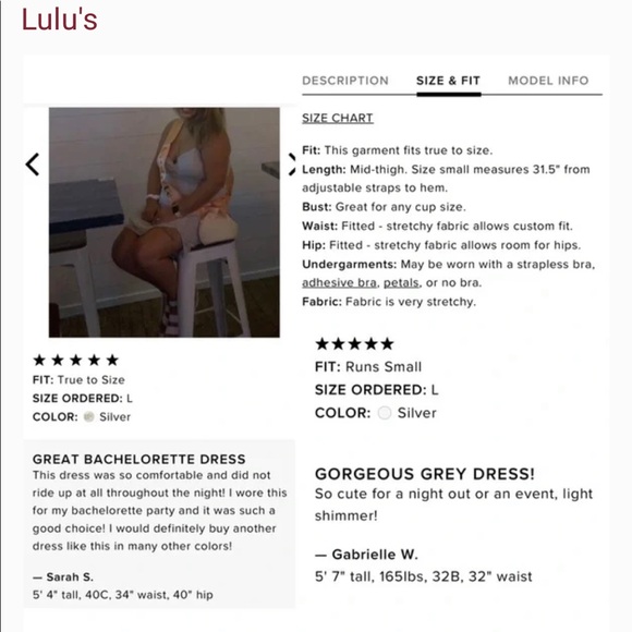 NWT Lulu’s Silver Ruched Mini Dress - Picture 3 of 10